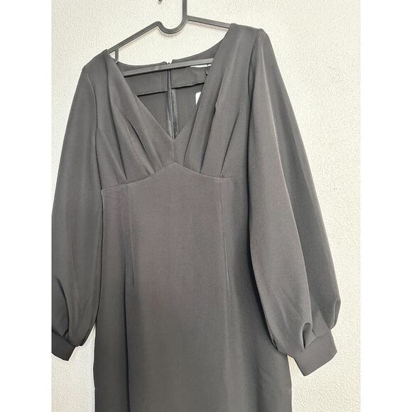 Elagia Women's Black Long Formal Dress Size S Long Sleeve - Picture 2 of 14